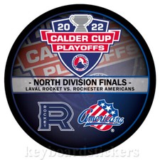 Laval Rocket vs Rochester Americans 2022 AHL Calder Cup Playoffs Dueling Puck