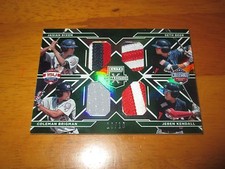 JEREN KENDALL SETH BEER DIXON 2016 Panini Elite USA GU Quad PATCH Green #10/10