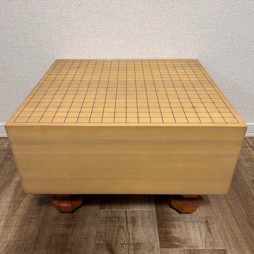 Go Board Giapponese Vintage con 4 Gambe Igo goban 41,5x45,5x30,6cm Spessore 18cm - Foto 5 di 13