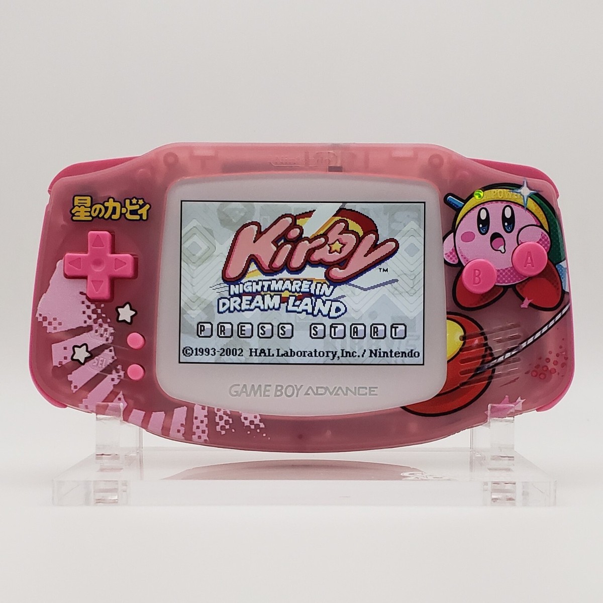 Kirby Game Boy Advance, Funnyplaying Backlit IPS Screen Kirby