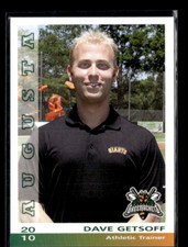 Dave Getsoff 2010 Augusta Green Jackets Team Set