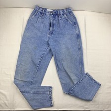 Vintage Bill Blass Jeans Womens 12 Blue Mom Jeans High Waisted Thrashed 90s USA