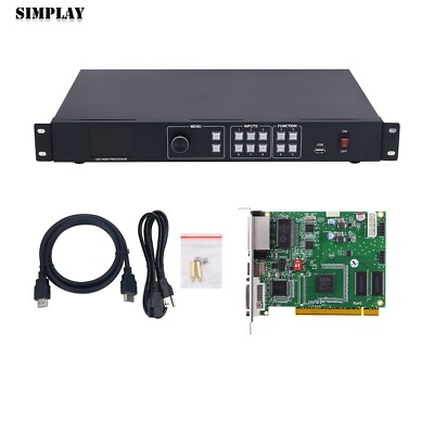 NEW TS802D+AMS-MVP300 Linsn LED Control Card and Full Color LED Video Processor