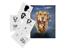 AS-350 Retriver stencil acrilico aerografo spray vernice da parete! Duty-fee free!