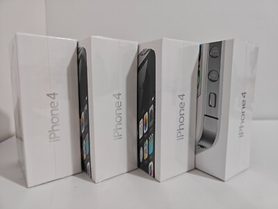 Apple iPhone 4 IOS7 4S IOS9 8/16/32GB - Unlocked Black White