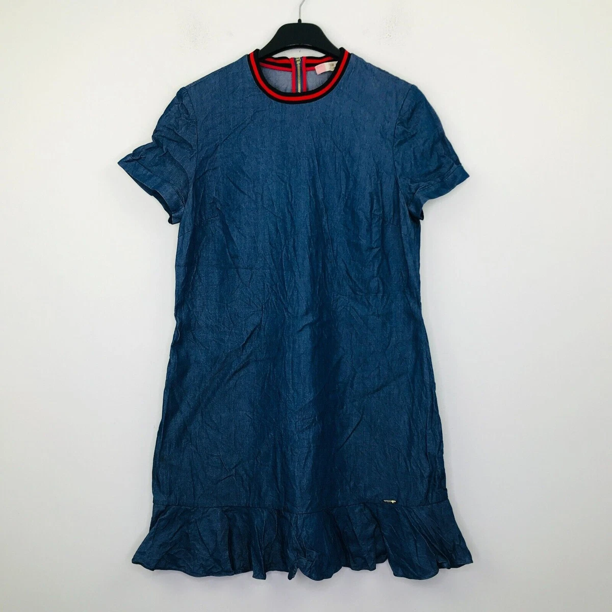 ted baker denim shirt dress Dress Size Ted Baker Denim Dress TED BAKER PASCAL GREY DENIM SHIRT WOMEN'S SIZE