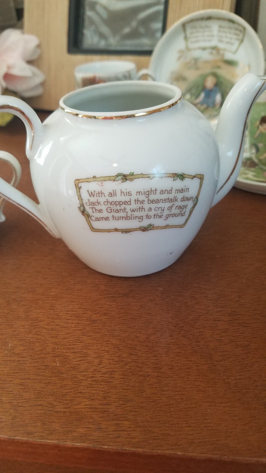 Vintage Child's Tea Set Nursery Rhymes 9 Pieces in Total eBay