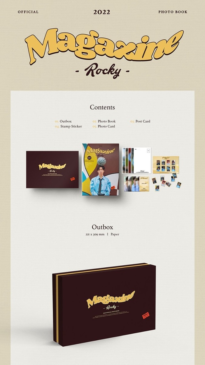 ROCKY (ASTRO) - ROCKY 2022 OFFICIAL PHOTO BOOK [MAGAZINE] K