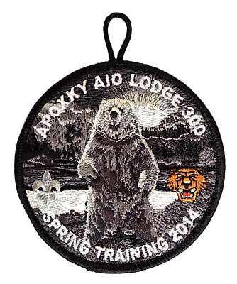 Lodge 300 Apoxky Aio eR2014-? Spring Training Pocket Patch  OA  BSA