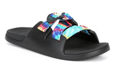 Chaco Kids' Chillos Tie-Dye Slides Youth Black Size 4 New