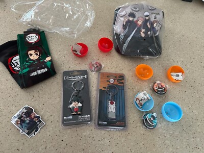 Anime gift bag All new including Jujusu Kaisen & others, baseball cap and socks
