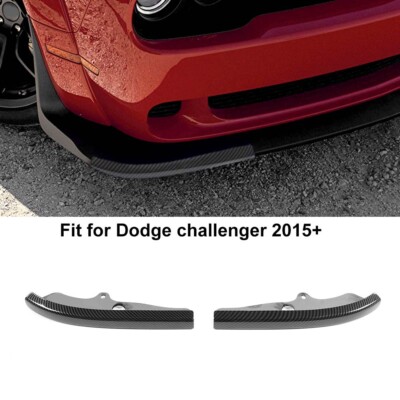 Front Bumper Lip Splitter Protector Cover Guard For Dodge Challenger 2015-2022