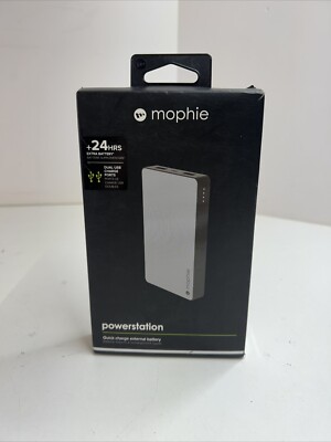 Mophie Power station Quick Charge External Battery 6000 mAh 24hrs
