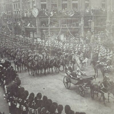 Melbourne 1897 Diamond Jubilee Victoria Mounted Rifles Australia Stereoview H176
