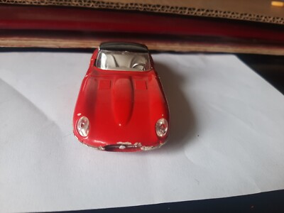 RARE POLITOYS JAGUAR GT Spyder type E N°89 Rouge et noir BON ETAT EUR
