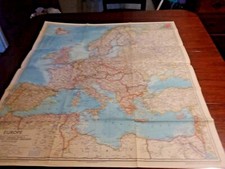 National Geographic Map: 1957 Europe Map