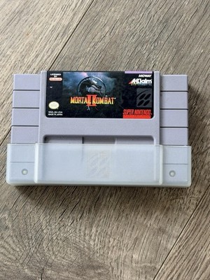 Mortal Kombat 2 Snes Super Nintendo - Tested Authentic
