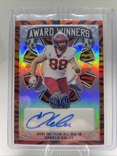 2022 Leaf Metal Draft - Award Winners Autographs Charlie Kolar #AW-CK1 Tiger Pri