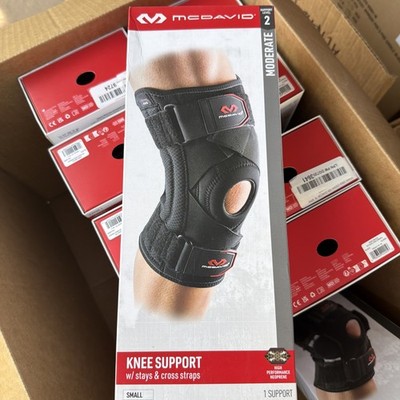 Mcdavid Level 2 Knee Brace w/ stays &cross straps size small 13-14 