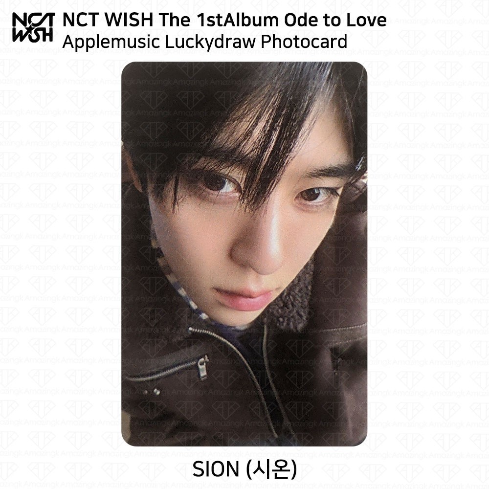 NCT WISH 1st Album Ode to Love AppleMusic 1st Lucky Draw Photocard