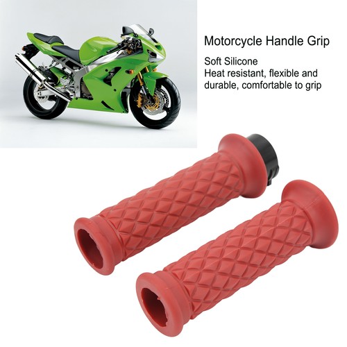 Czerwony 1 para uchwytu motocyklowego 25mm lewy prawy uniwersalny uchwyt przepustnicy - Zdjęcie 8 z 22