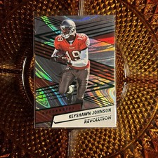 2025 Panini Revolution - Keyshawn Johnson #24 Green Swirl /199