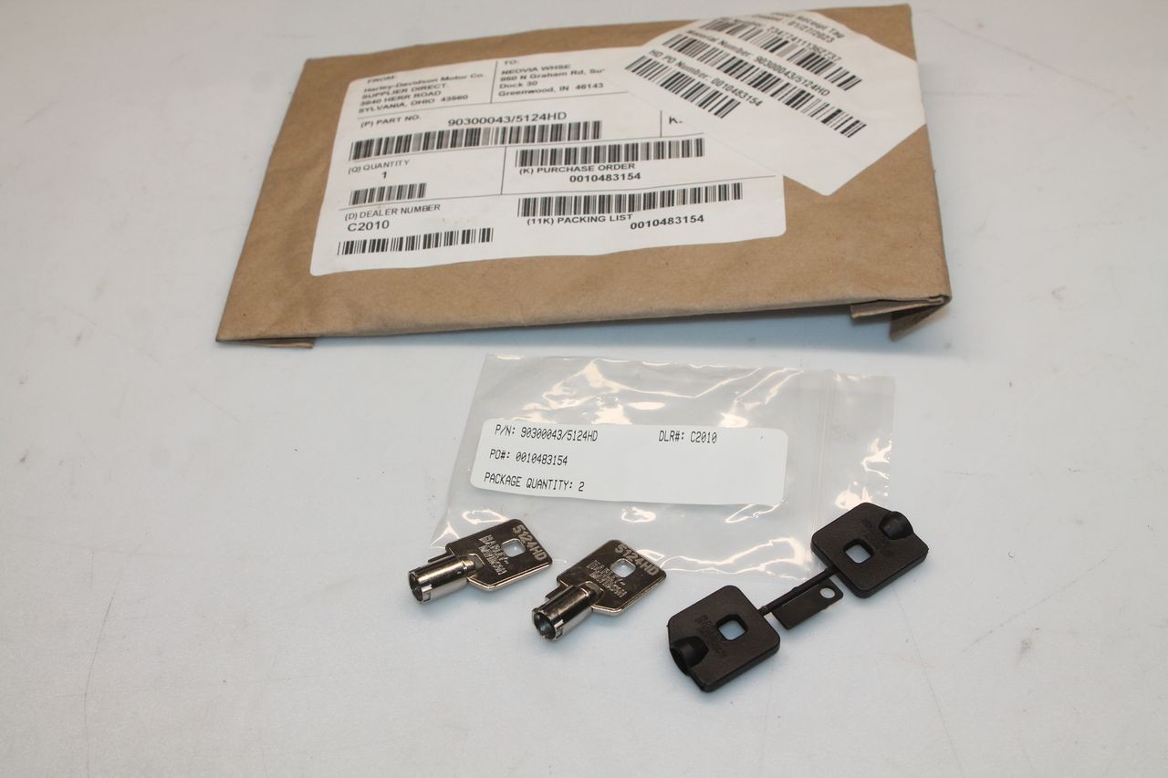Clé de rechange Harley Davidson résout problème de perte clé moto 5124