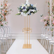 2 Tier Metal Flower Stand, Modern Flower Stand, Flower Stand for Wedding, Party,