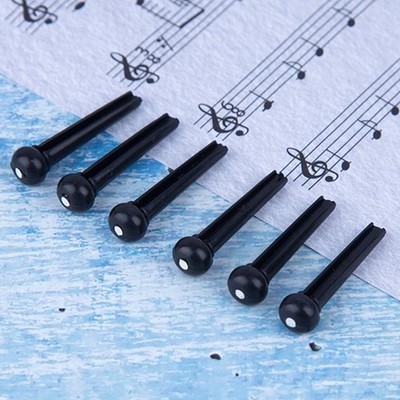  100 Stück Ballad Guitar Bridge Langlebige Saitennägel Pin String Studs String