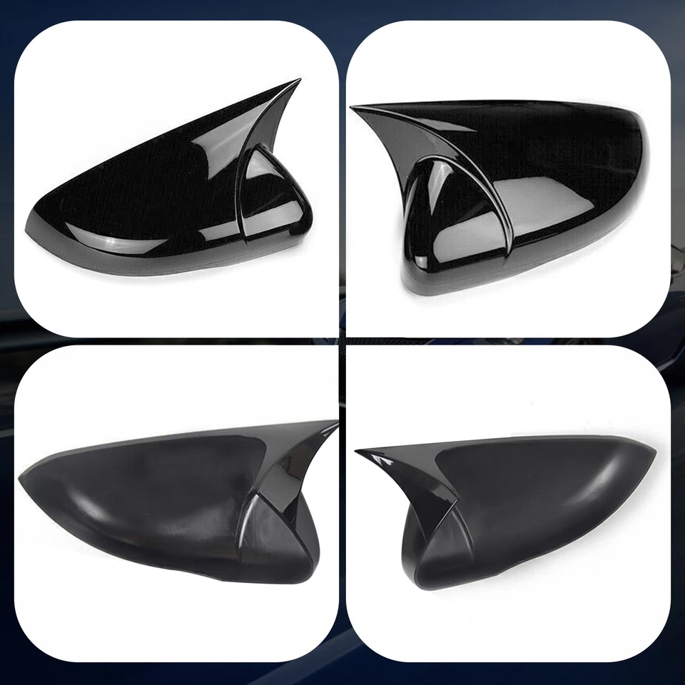 For Volkswagen Golf 6 MK6 GTI GTD 09-13 Car Side Rear View Mirror Covers Caps Foto 4 de 4