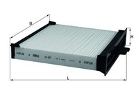 Knecht LA 227 Filter, Innenraumluft FüR Renault