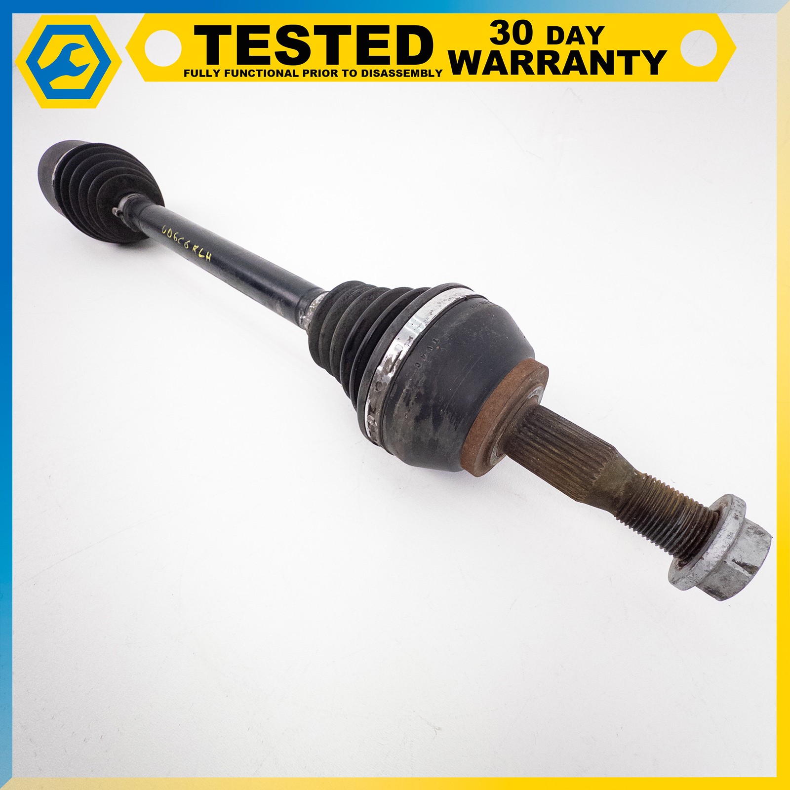 05-13 CHEVROLET CORVETTE C6 XLR REAR LEFT AXLE HALF SHAFT UNIVERSAL JOINT OEM
