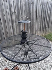 CAST IRON POT BELLY STOVE SMOKING STAND