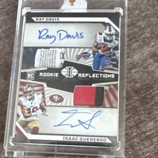 Panini 2024 Illusions Ray Davis Isaac Guerendo Rookie Patch Auto Bills 49ers #R…