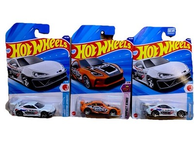 Hot Wheels Toyota GR86 Cup/ Subaru BRZ Quantity of 2  Compact Kings J-imports