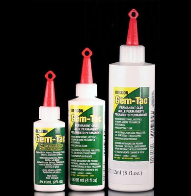 Beacon Gem-Tac  Glue in Original Precision Tip Bottles for Crystals