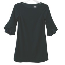 Vince Camuto Navy Bell Sleeve Shift Dress Women's Size 6