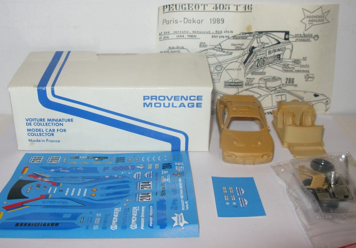 RARE,PROVENCE MOULAGE KIT Monté 1/43 - Peugeot 206 WRC SALON DE PARIS
