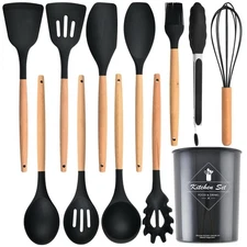 Kitchen Utensils Set,Kitchen Cooking Utensils Set,Spoon,Spatula,446℉ Heat Res...