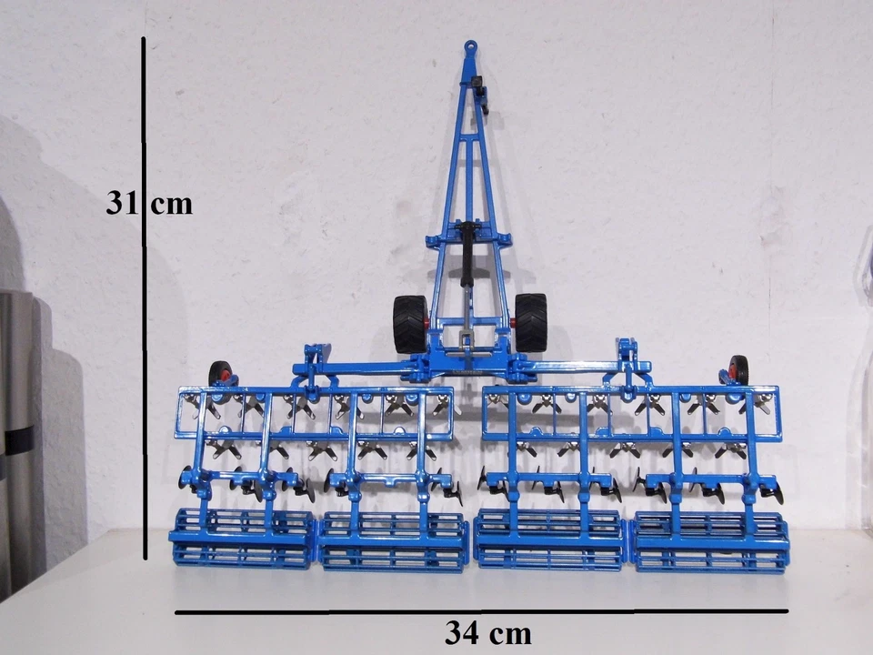 SIKU FARMER 2054 LEMKEN Gigant 1000 Scheibengrubber ohne Verpackung - Bild 2 von 4