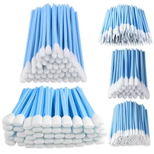 Multi-Purpose Foam Tip Cleaning Swabs - Square Round Cleaning Swabs (5 Types)...