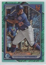 2024 Bowman Chrome Prospects Aqua Shimmer Refractor /125 Daiverson Gutierrez rq1