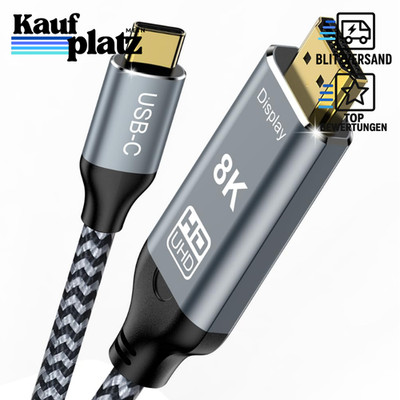 USB C auf HDMI 2.1 Kabel 8K@60Hz 4K@240Hz 2M High Speed