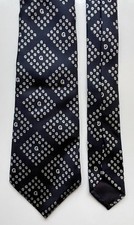 Harrods Vintage Tie Initial Edition Printed In Italy All Silk Made In England