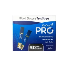 Embrace Blood Glucose Test Strips For Embrace® Blood Glucose System