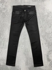 Philipp Plein Jeans Mens 30* Black Skinny Stretch Denim Designer Pants Luxury