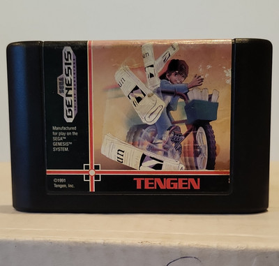 Tengen Paperboy for Sega Genesis Game (1991) - Cartridge Only, Tested