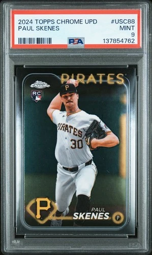 2024 Topps Chrome Update #USC88 Paul Skenes RC PSA 9