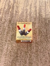 NEW MAC Everyday Luxury Mini Lustreglass Lipstick Set: RED 3 pc