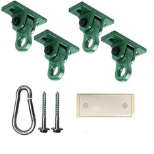 Heavy Duty Green Swing Hangers Screws Bolts Included Over 5000 lb Capacity Pl...